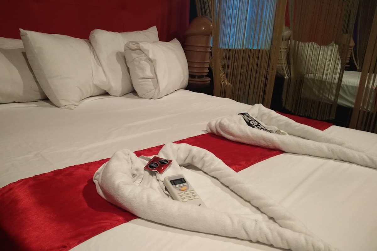 Habitació bàsica (Roja ) | Minibar, escriptori, planxa i posts de planxar i bressols 