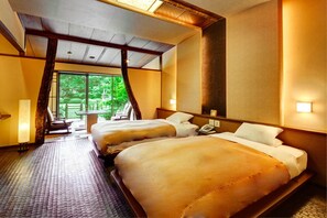 Luxury Twin with Garden & Open Air Bath - Nasu Onsen Sanraku (Nasu)