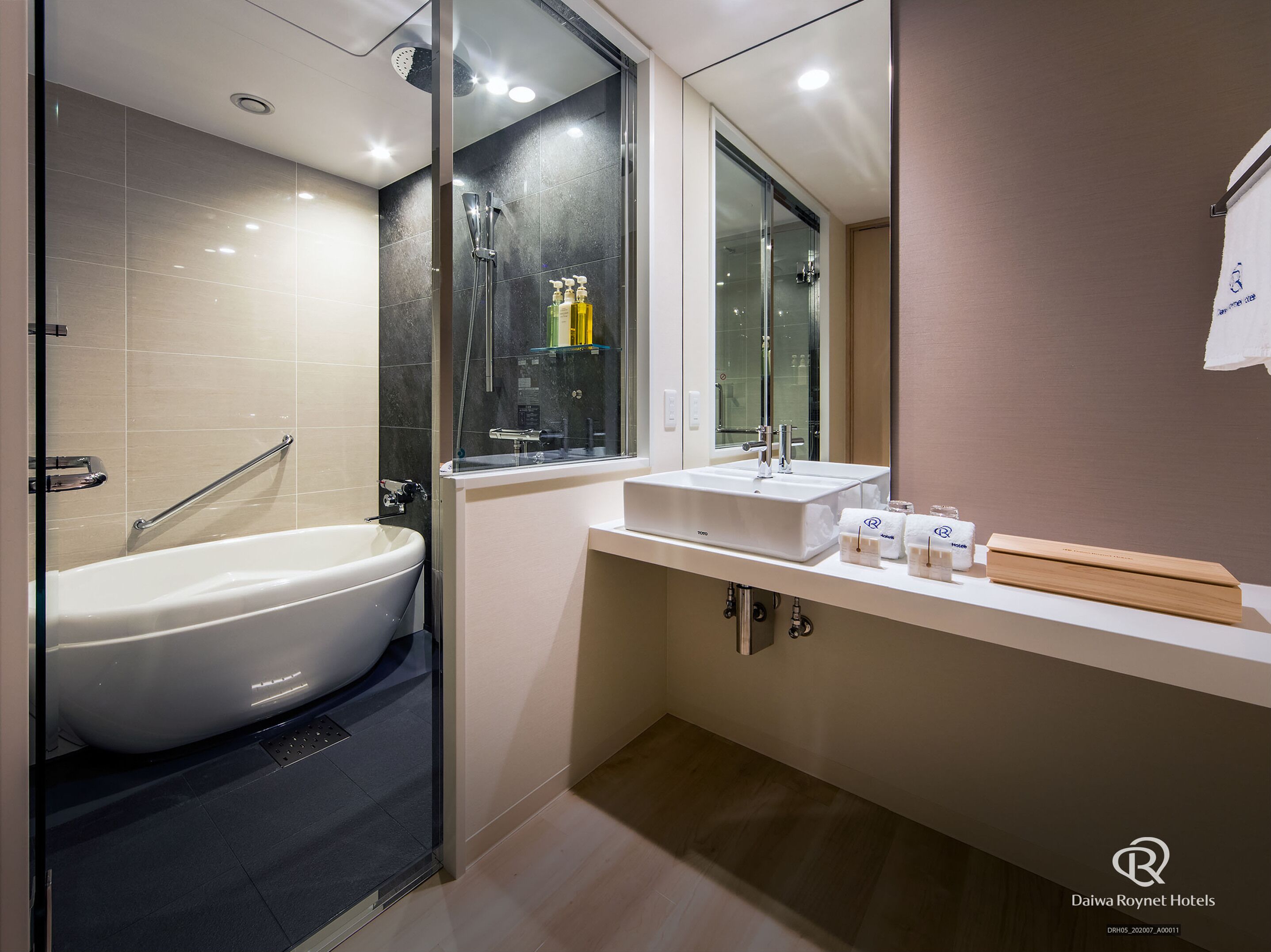 free toiletries, hair dryer, slippers, bidet