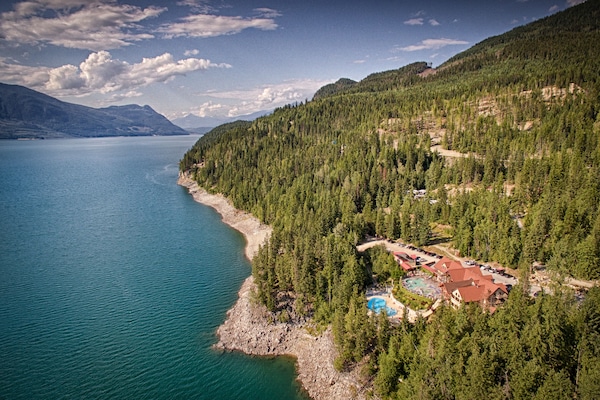 Blick von der Unterkunft