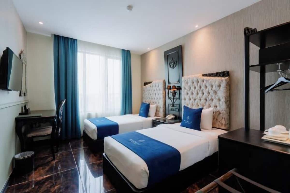 In-room safe, desk, iron/ironing board (on request), WiFi (free)