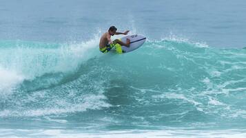 On the beach, white sand, beach yoga