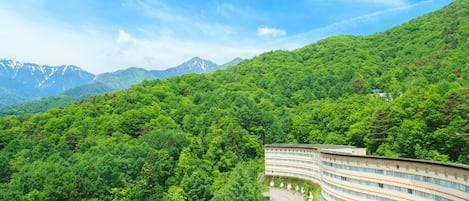 Vista des de l'allotjament