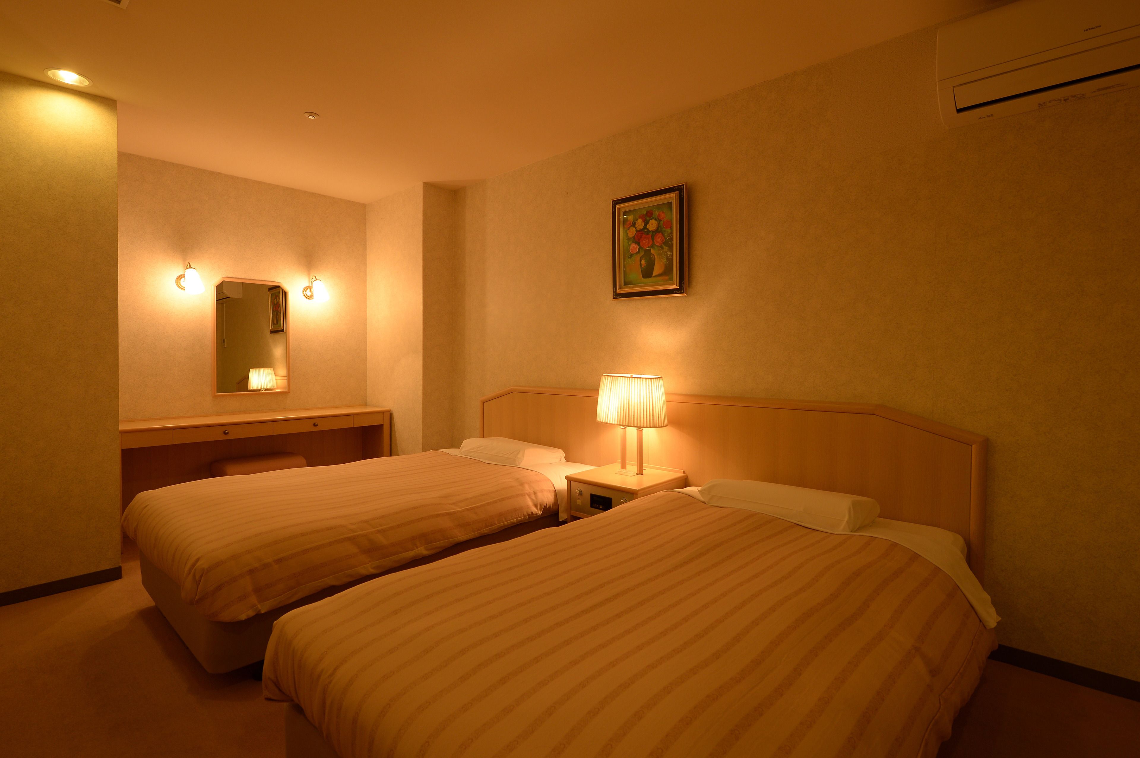 japanese-western-style room with kitchen, non smoking | premium bedding, desk, free wifi, bed sheets