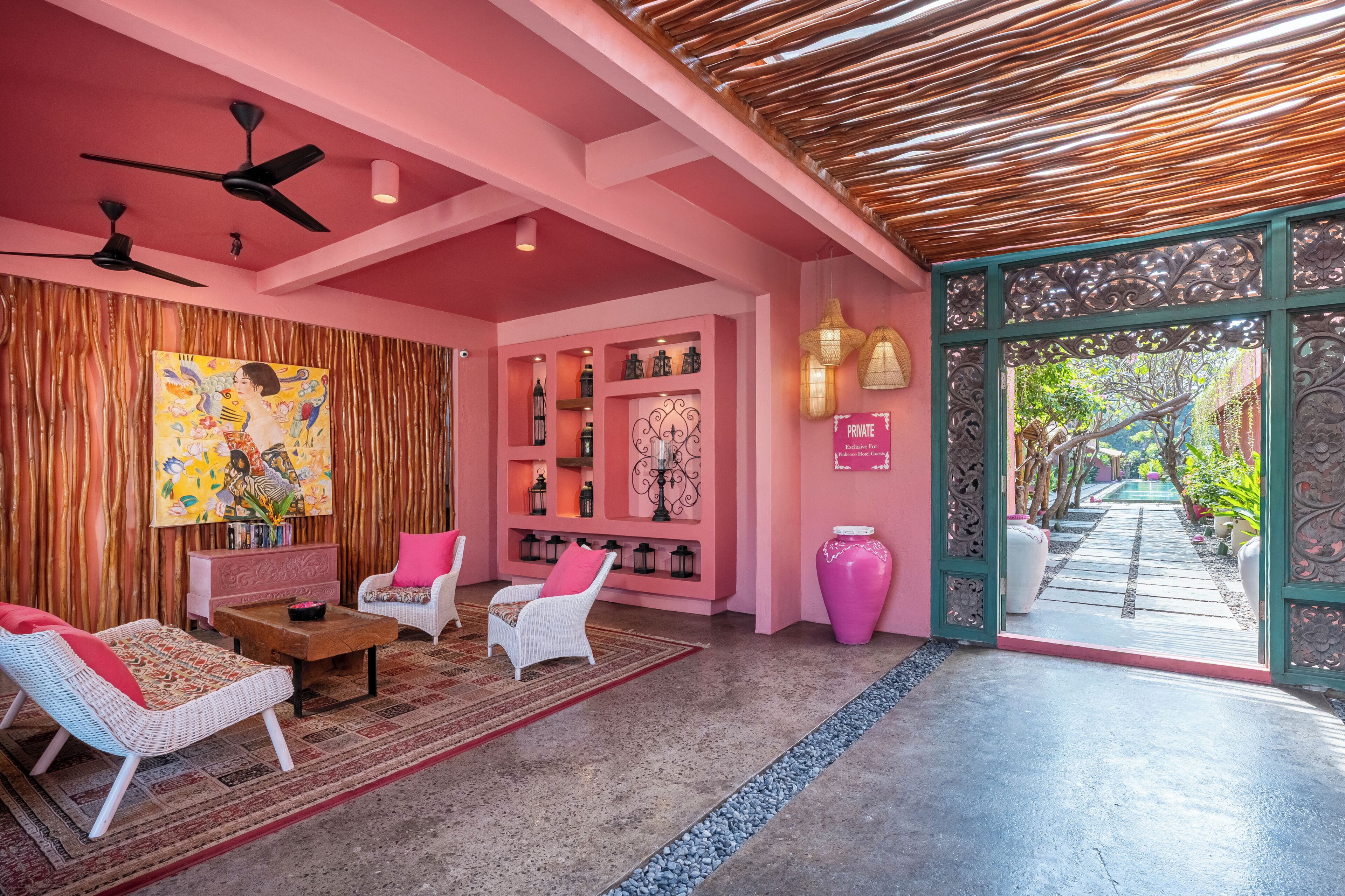 Lobby sitting area