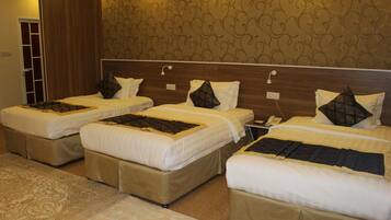 Premium bedding, minibar, in-room safe, desk