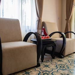Biệt thự, quang cảnh vườn | 1 phòng ngủ, minibar, két bảo mật tại phòng, bàn