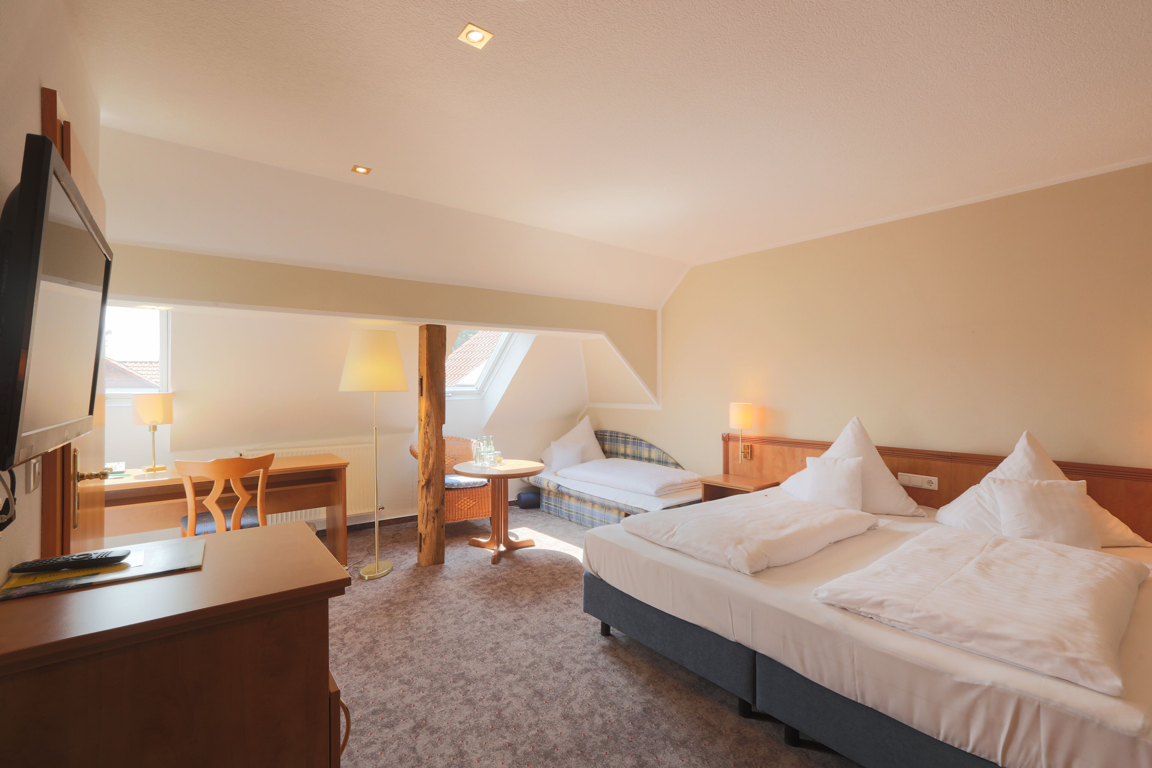 family triple room | premium bedding, in-room safe, desk, soundproofing