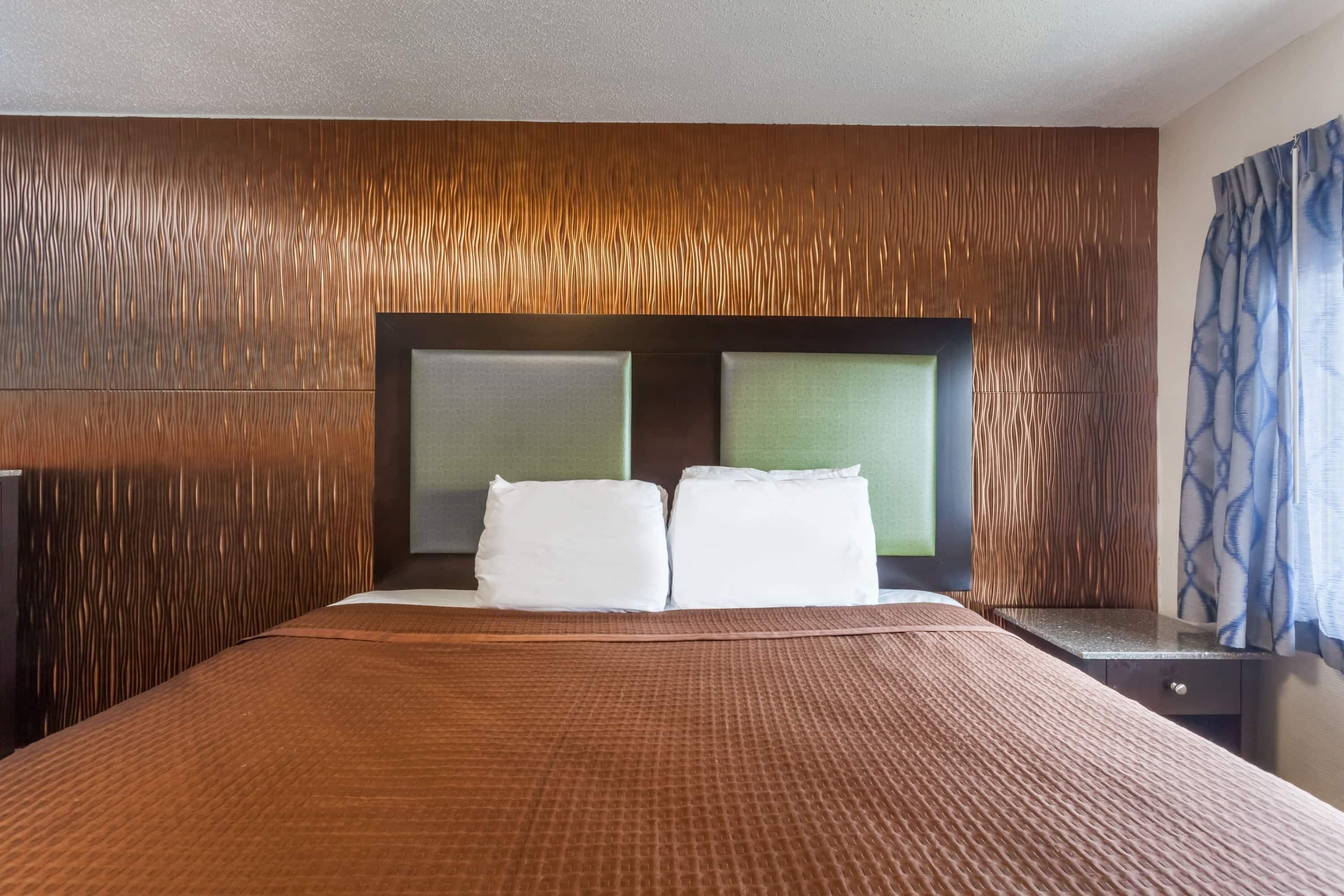 Desk, blackout curtains, iron/ironing board, free WiFi