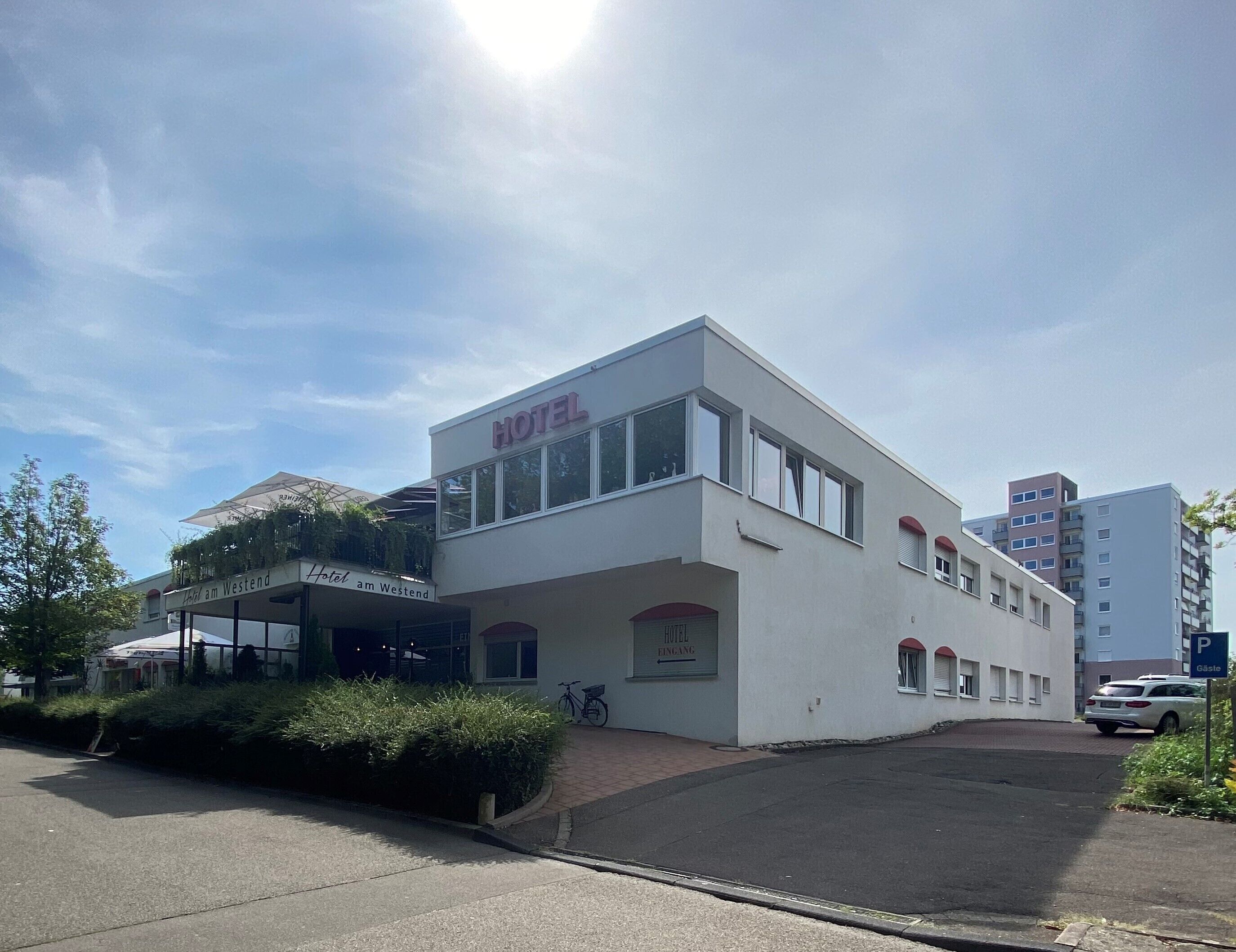 Fassade der Unterkunft