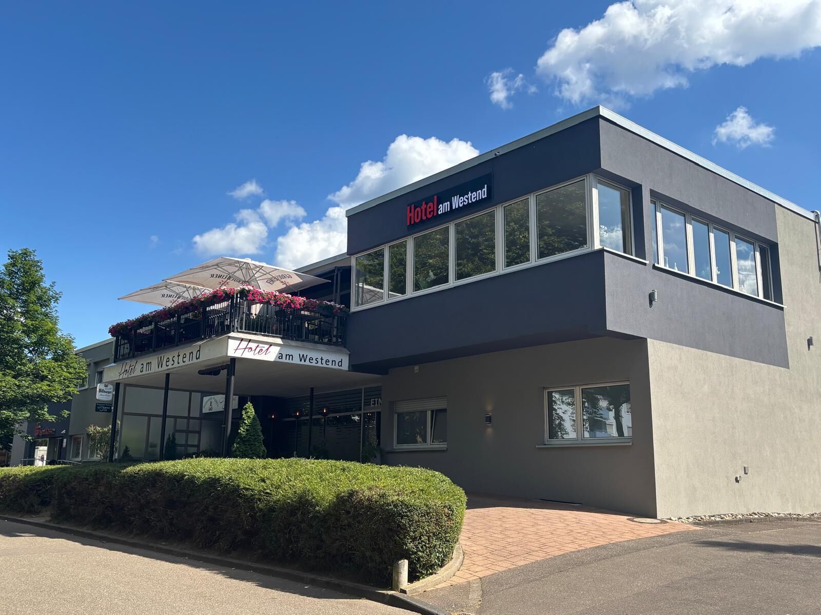 Façade de l’hébergement