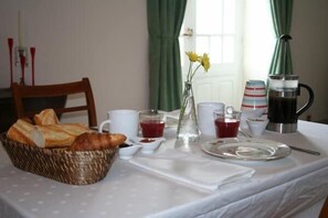 Gratis kontinental morgenmad hver dag