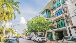 Majoituspaikan julkisivu