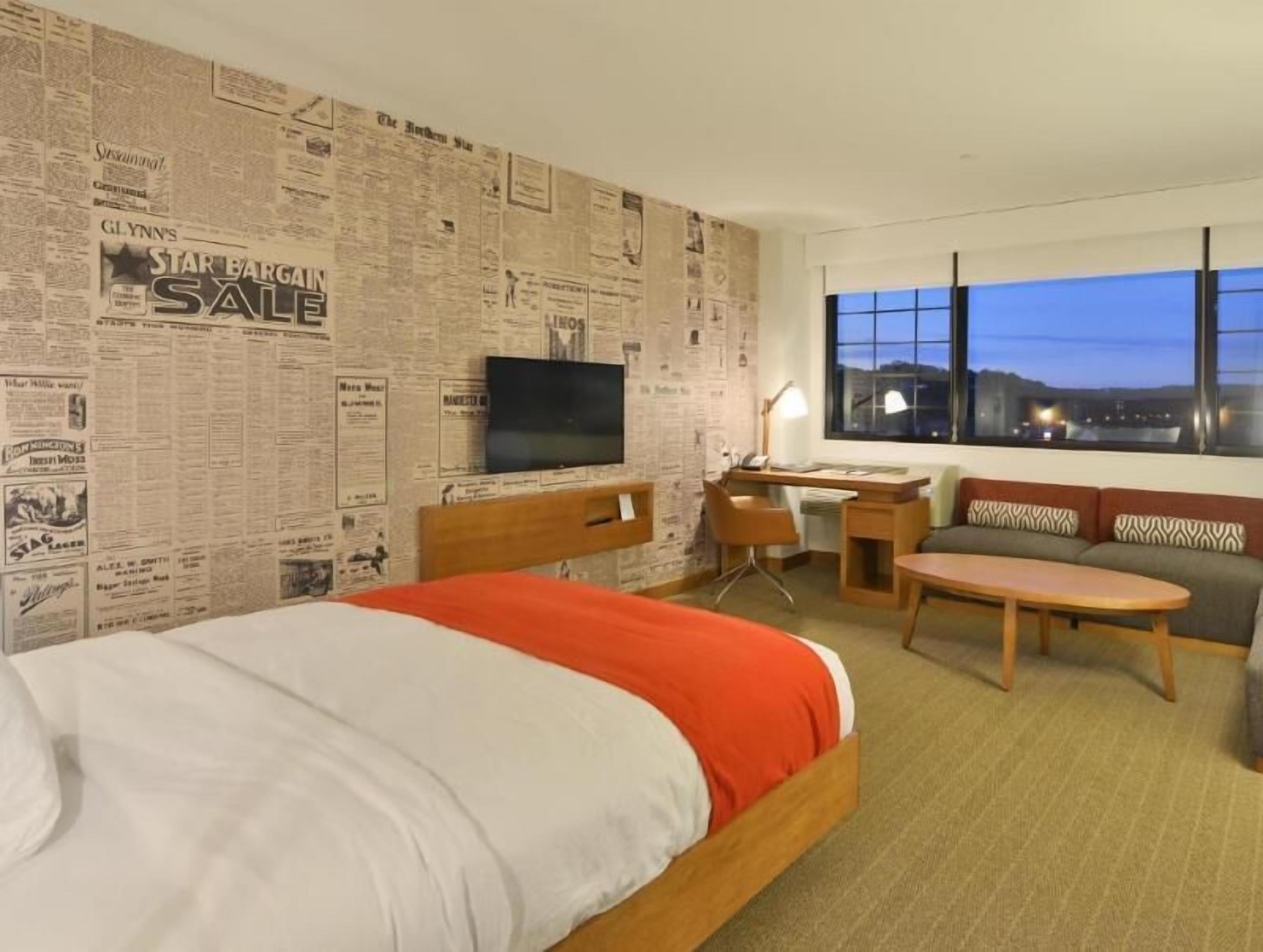 In-room safe, desk, laptop workspace, blackout drapes