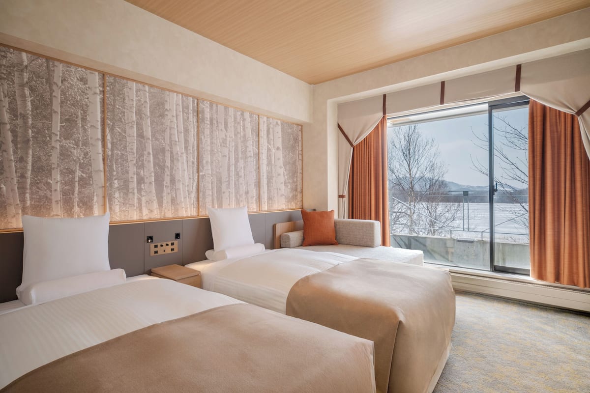 Phòng 2 giường đơn Deluxe, không hút thuốc | Truy cập Internet không dây miễn phí, bộ trải giường