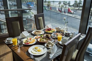 Daily full breakfast (KWD 5.5 per person) - Grand Hotel (Salmiya)