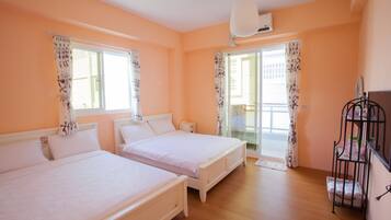 Premium bedding, blackout curtains, rollaway beds, free WiFi