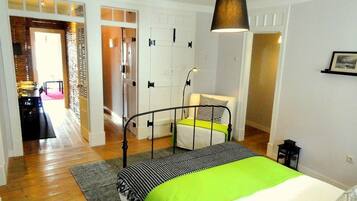 Blackout curtains, iron/ironing board, free WiFi