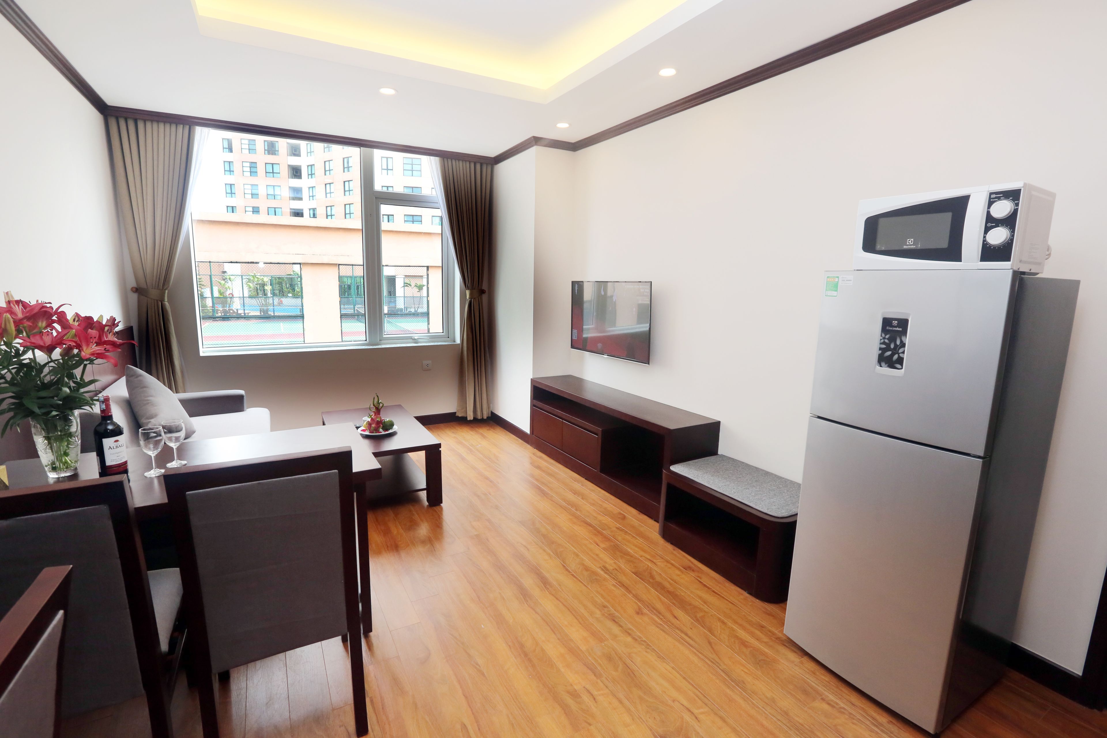 family room with city view | view from room