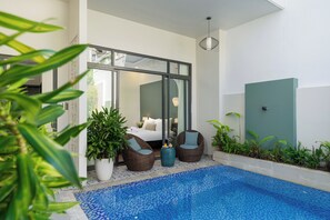 Suite, 1 King Bed, Pool View | Minibar, in-room safe, individually decorated, individually furnished - Volar Hoi An (Da Nang)