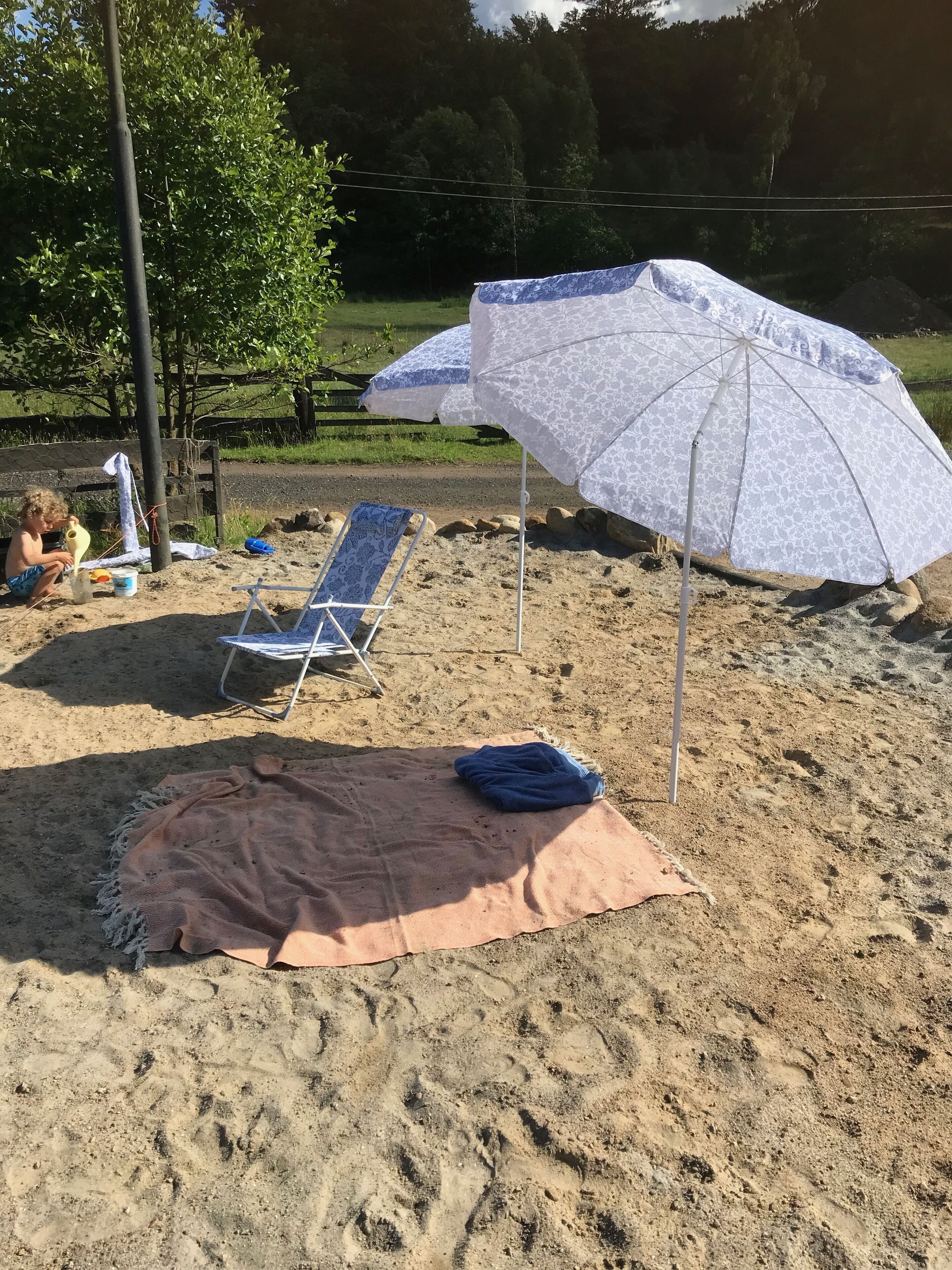 Private beach, sun-loungers, beach umbrellas, fishing