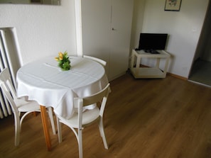 Apartment, 1 Bedroom, Balcony | Living area | Flat-screen TV