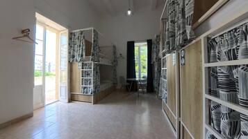 Shared Dormitory, Mixed Dorm, Balcony, Sea View (8 beds) | In-room safe, desk, free WiFi, bed sheets