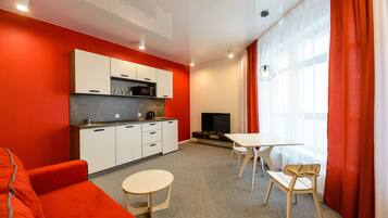 Panoramic Apartment, 1 Bedroom, Tower | Living room