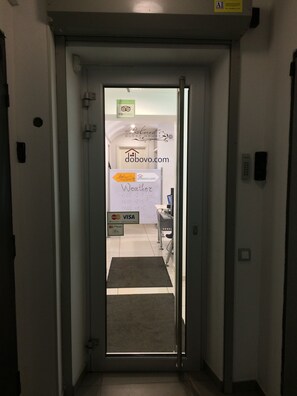 Interior entrance
