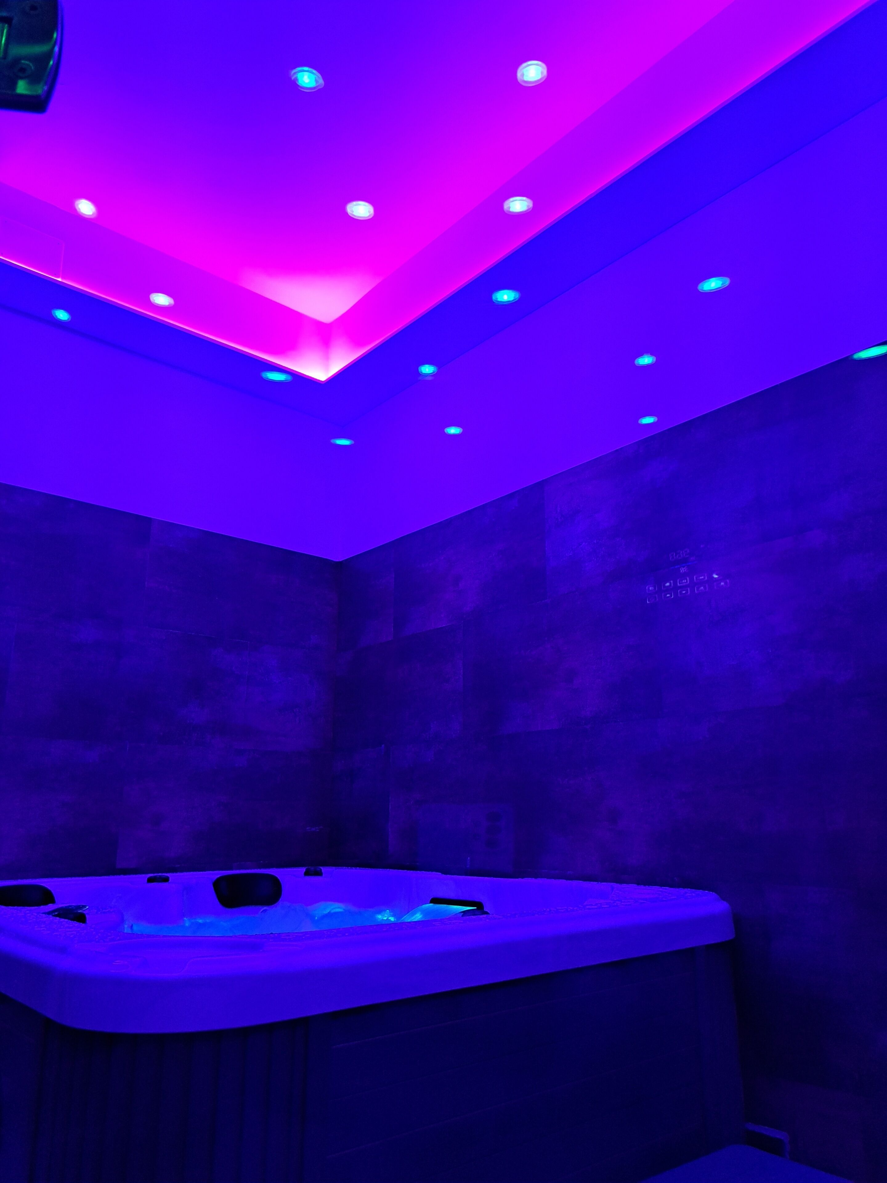Sauna, tina de hidromasaje y baño de vapor 