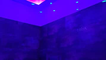 Sauna, tina de hidromasaje y baño de vapor