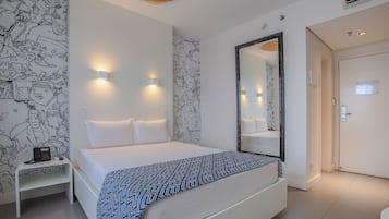 Minibar, blendingsgardiner, lydisolert og wi-fi (inkludert)