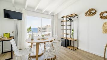 Suite, Terrace, Sea View (Es Vedra) | Minibar, in-room safe, desk, blackout curtains