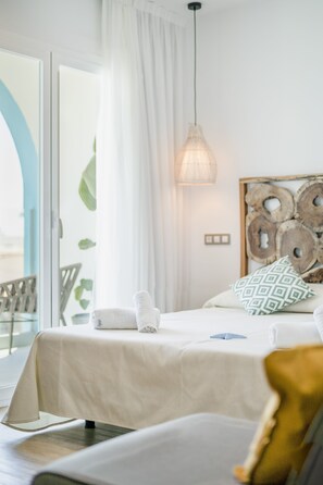 Double Room, Sea View | Minibar, in-room safe, desk, blackout curtains - Hotel Sea Ibiza (Santa Eulalia del Rio)