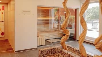 Sauna, Massageanwendungen