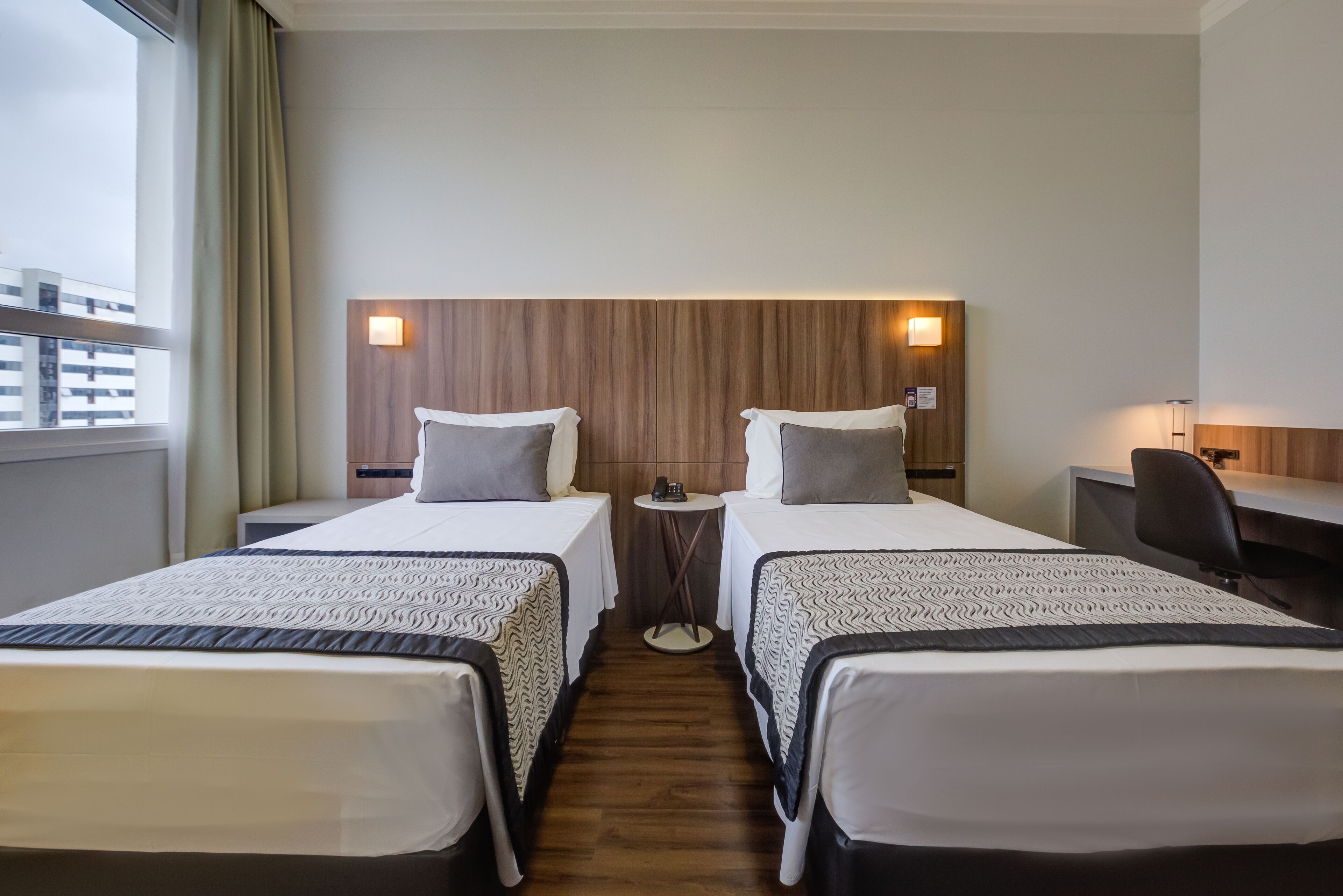 superior twin room, 2 single beds | 1 bedroom, in-room safe, desk, laptop workspace