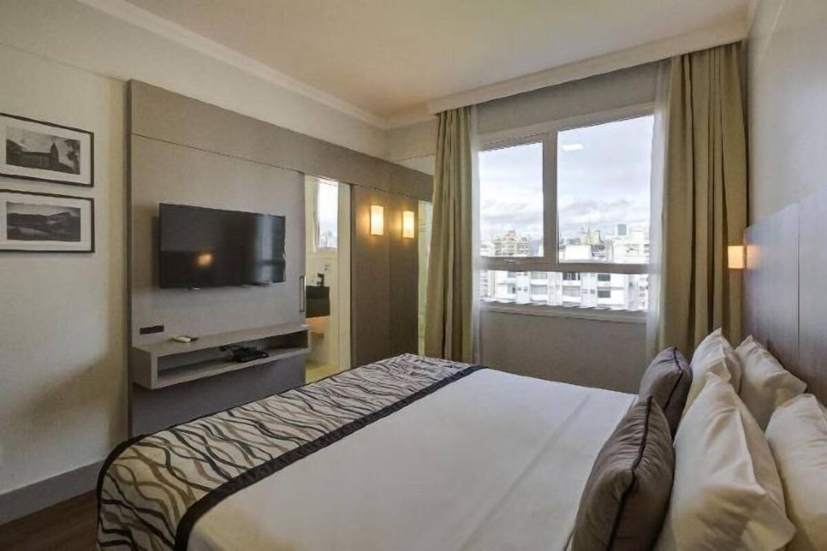 In-room safe, desk, laptop workspace, blackout drapes