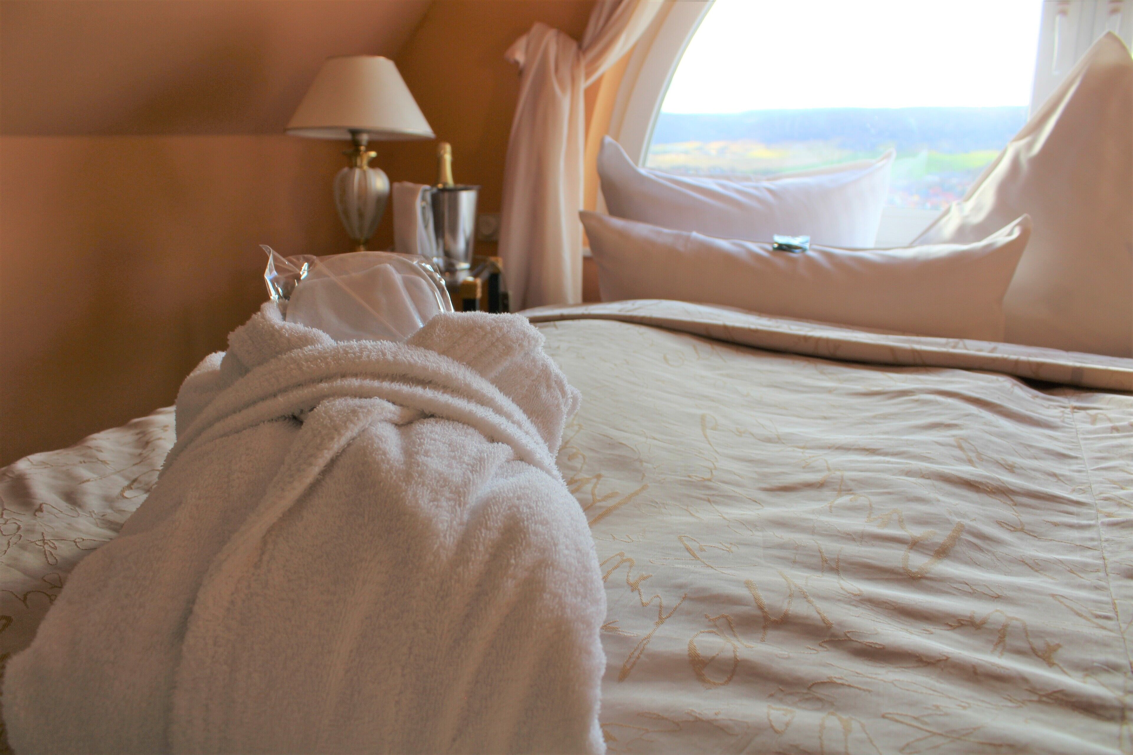Luxury Suite | Hypo-allergenic bedding, desk, free WiFi, bed sheets