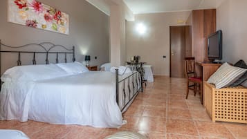 Ropa de cama de alta calidad y minibar