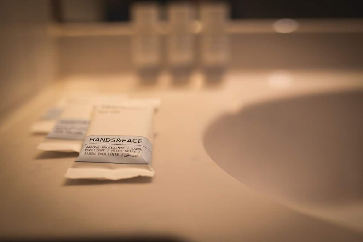 shower, free toiletries, hair dryer, bidet