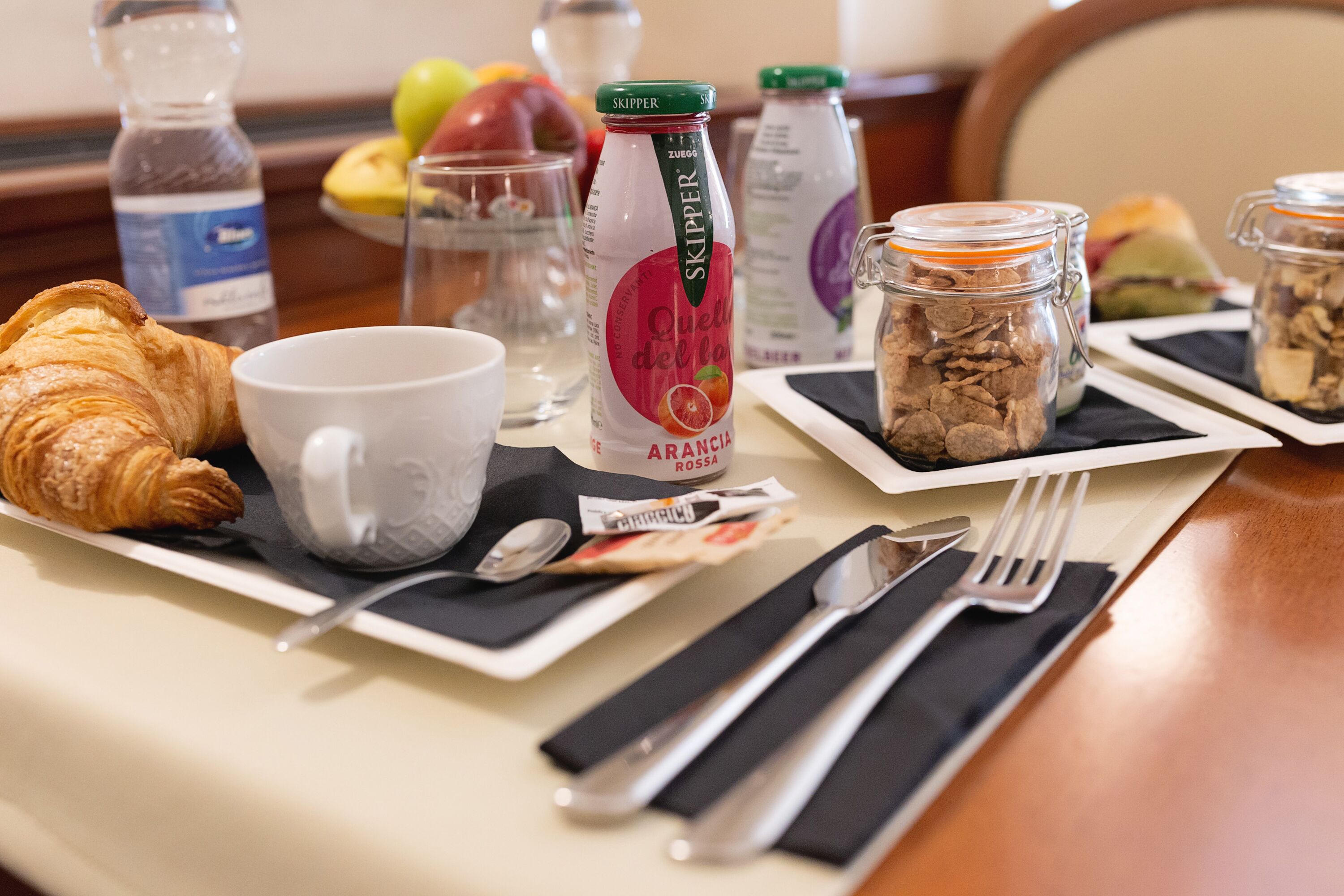 daily buffet breakfast (eur 7 per person)