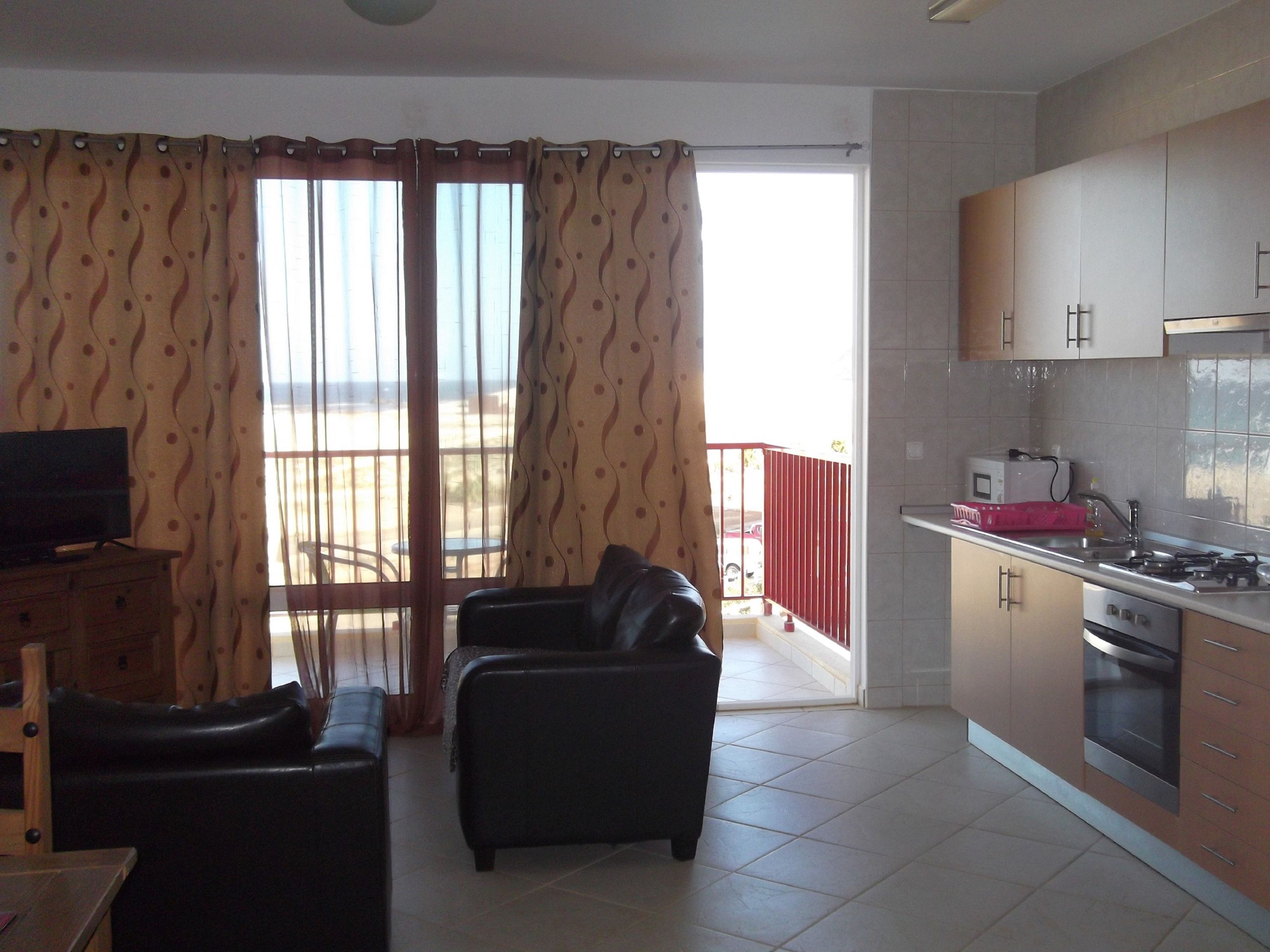Apartamento, 2 habitaciones, vistas al mar | Zona de estar