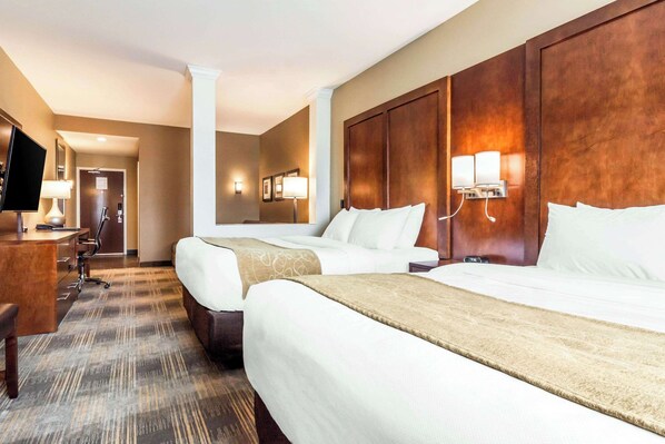 1 bedroom, premium bedding, individually decorated