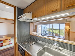 Deluxe-Zimmer, Nichtraucher (Japanese-Western-Style) | Eigene Küche | Kühlschrank, Mikrowelle, Herdplatte, Reiskocher