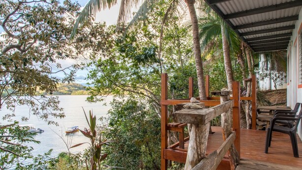Economy Double Room, 2 Queen Beds, Shared Bathroom, Ocean View | Balcony - Hotel Boca Brava (Boca Chica)