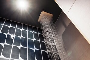 Premier Room | Bathroom | Shower, rainfall showerhead, free toiletries, hair dryer - Queens Gladstone (Gladstone)