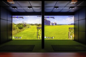 Campo de práctica de golf techado