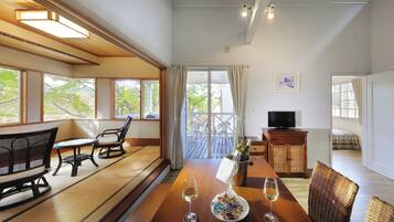 Cottage, Non Smoking (Japanese Western Style, 86m², Laundry) | Living area