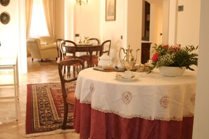 Daily buffet breakfast (EUR 8 per person)