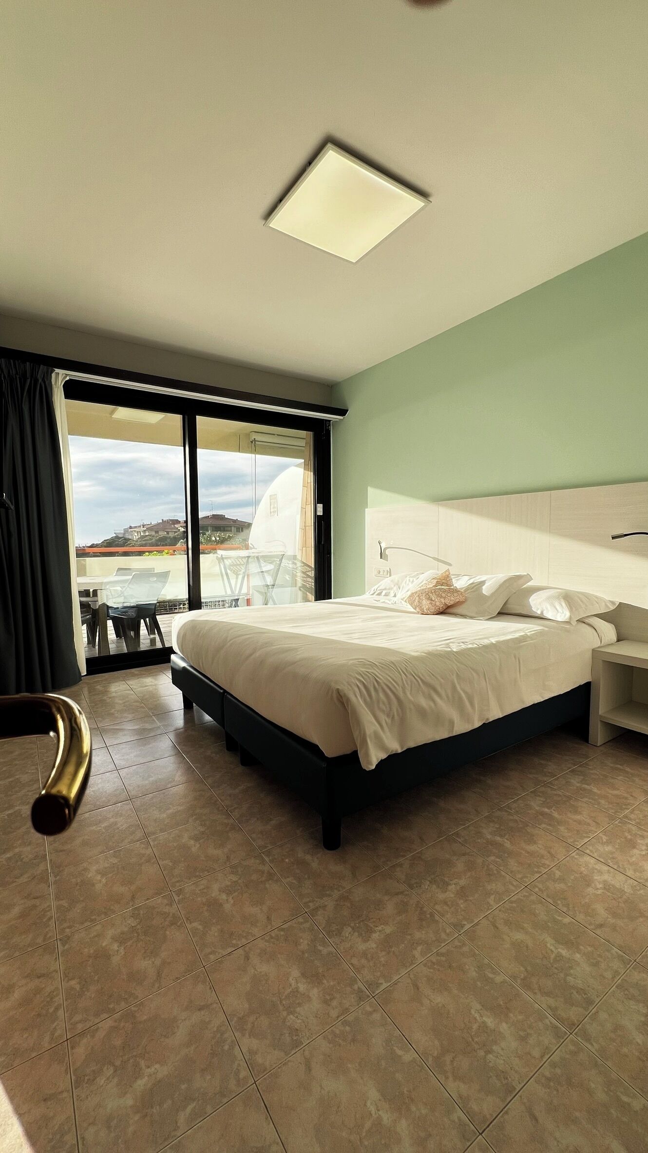 Appartement Panoramique, 1 chambre, vue mer, vue mer | Literie de qualité supérieure, couette en duvet d'oie